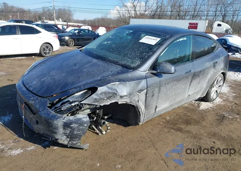 2023 Tesla Model Y Awd/Long Range Dual Motor All-Wheel Drive from USA, damaged, VIN 7SAYGDEE2PF616615